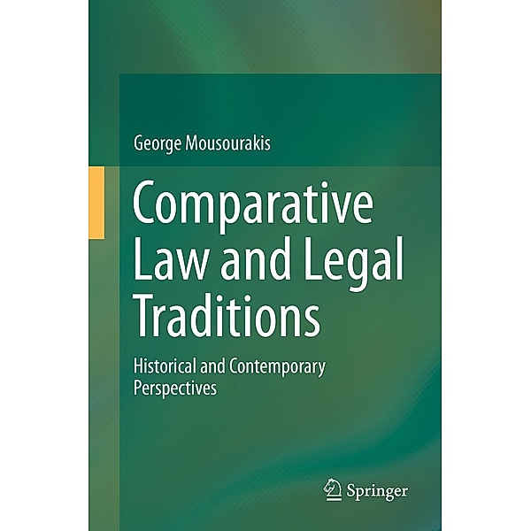 Comparative Law and Legal Traditions, George Mousourakis