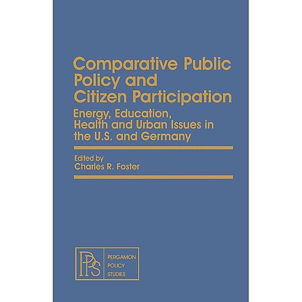 Comparative Public Policy and Citizen Participation