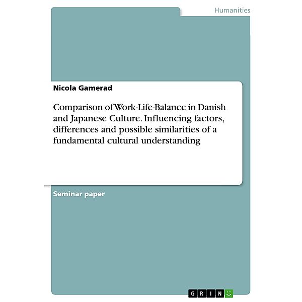 Comparison of Work-Life-Balance in Danish and Japanese Culture. Influencing factors, differences and possible similarities of a fundamental cultural understanding, Nicola Gamerad