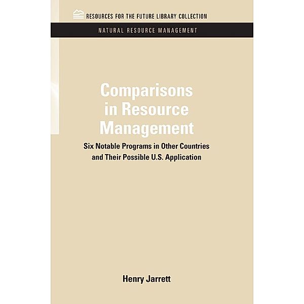 Comparisons in Resource Management, Henry Jarrett