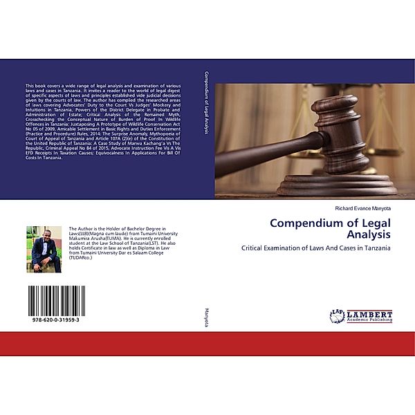 Compendium of Legal Analysis, Richard Evance Manyota