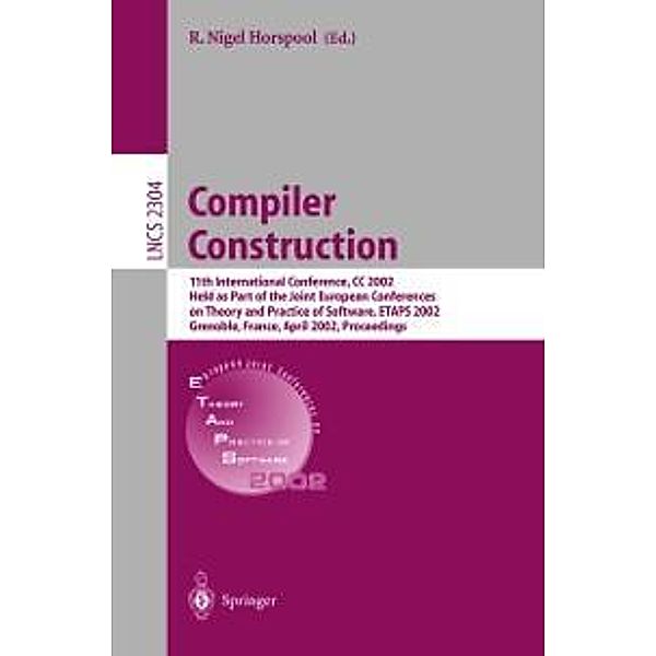 Compiler Construction / Lecture Notes in Computer Science Bd.2304