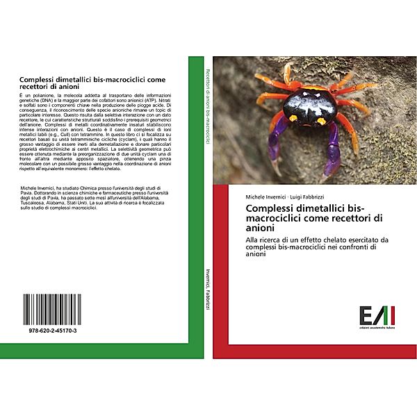 Complessi dimetallici bis-macrociclici come recettori di anioni, Michele Invernici, Luigi Fabbrizzi