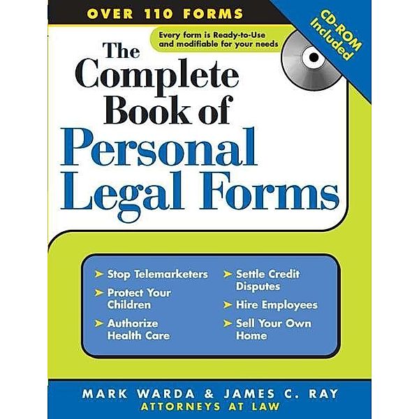 Complete Book of Personal Legal Forms / Complete Book of, Mark Warda