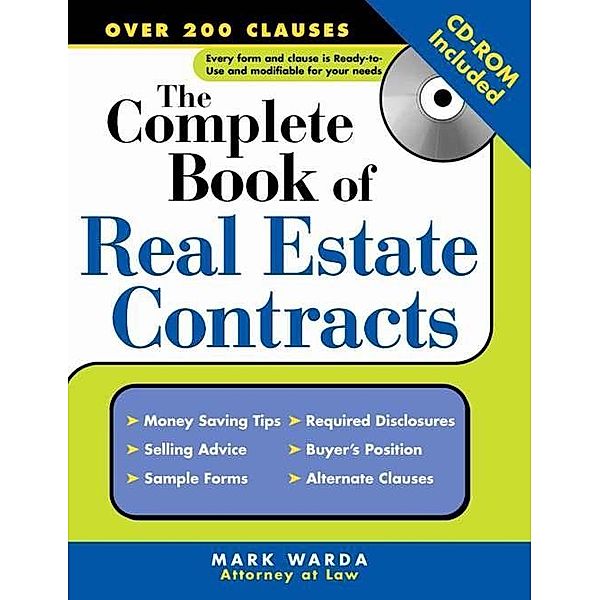 Complete Book of Real Estate Contracts / Complete Book of, Mark Warda