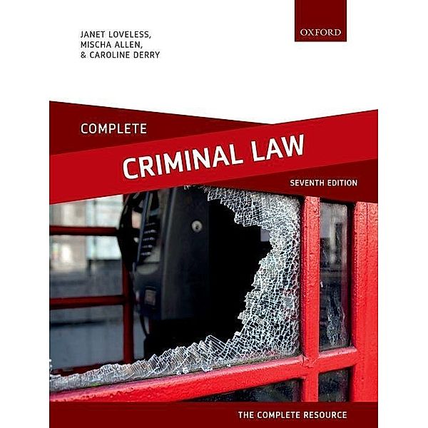 Complete / Complete Criminal Law, Janet Loveless, Mischa Allen, Caroline Derry