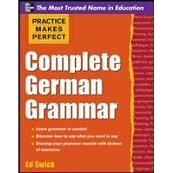 Complete German Grammar, Ed Swick