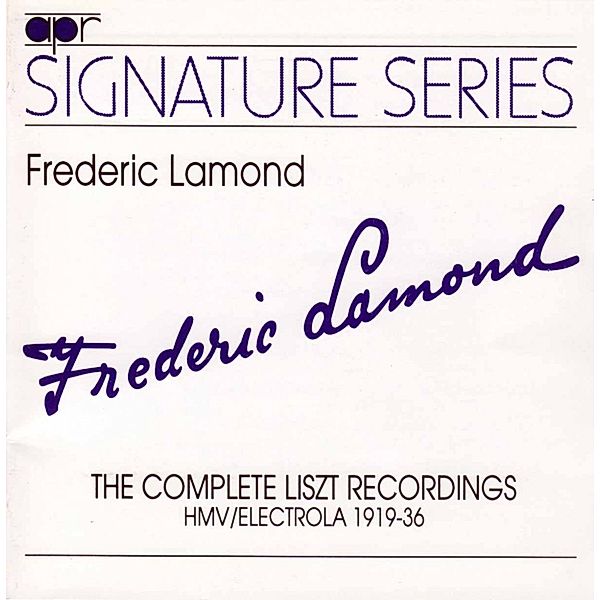 Complete Liszt Recordings, Frederic Lamond