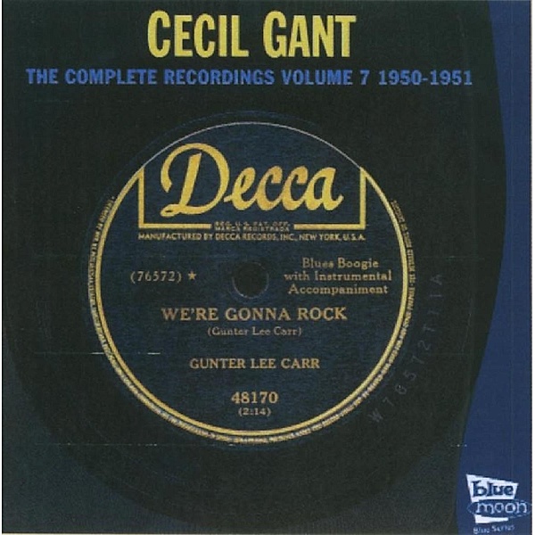 Complete Recordings 7, Cecil Gant