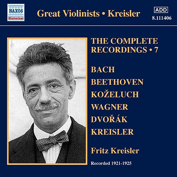 Complete Recordings 7, Fritz Kreisler