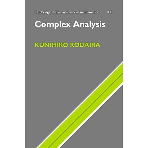 Complex Analysis, Kunihiko Kodaira