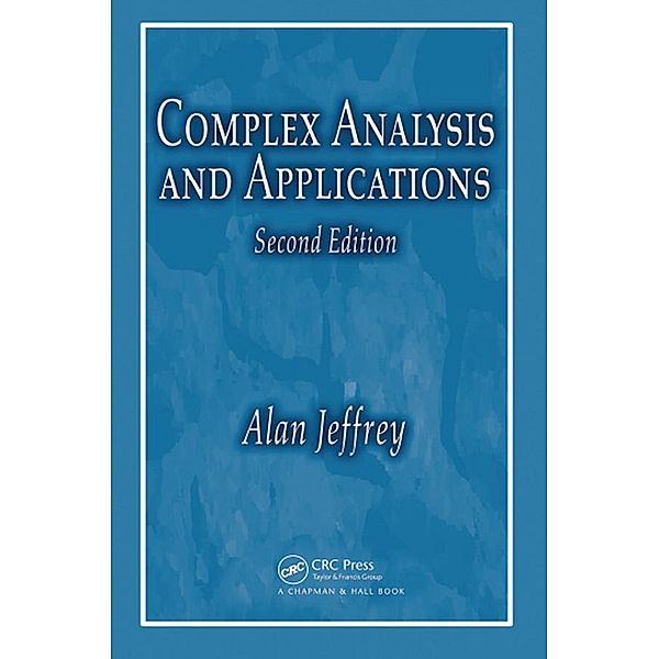 Complex Analysis and Applications, Alan Jeffrey