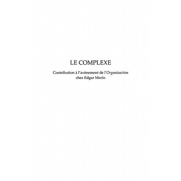 Complexe Le-Contribution de l'avenement / Hors-collection, Wiel Marc
