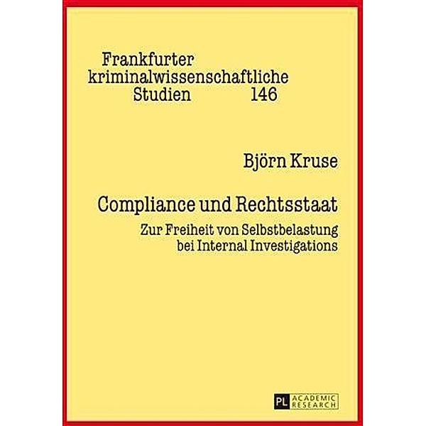 Compliance und Rechtsstaat, Bjorn Kruse