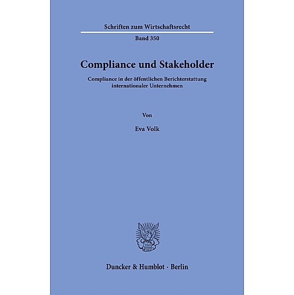 Compliance und Stakeholder, Eva Volk