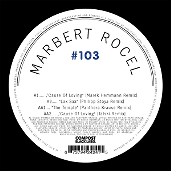 Compost Black Label 103, Marbert Rocel