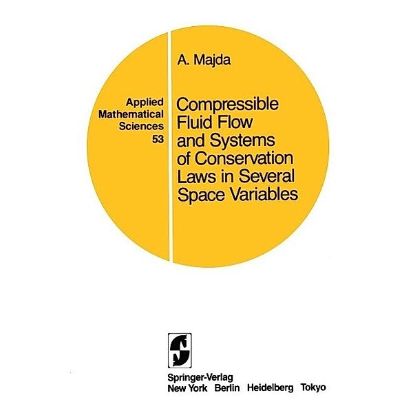 Compressible Fluid Flow and Systems of Conservation Laws in Several Space Variables / Applied Mathematical Sciences Bd.53, A. Majda