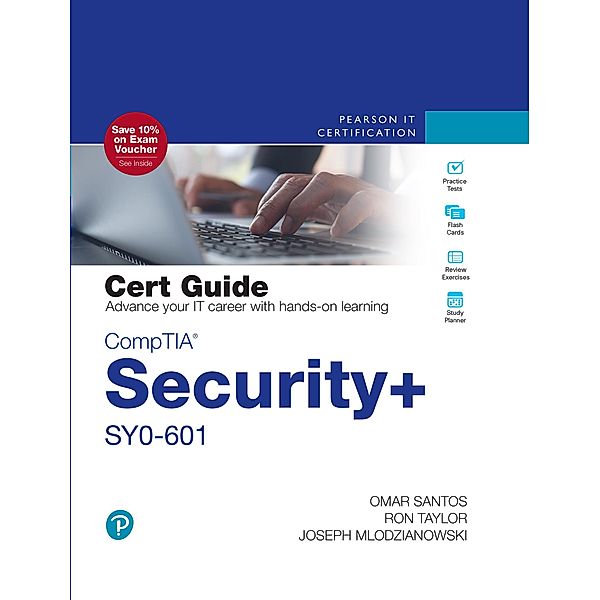 CompTIA Security+ SY0-601 Cert Guide uCertify Labs Access Code Card, Omar Santos, Ron Taylor, Joseph Mlodzianowski