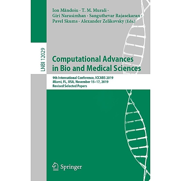 Computational Advances in Bio and Medical Sciences / Lecture Notes in Computer Science Bd.12029