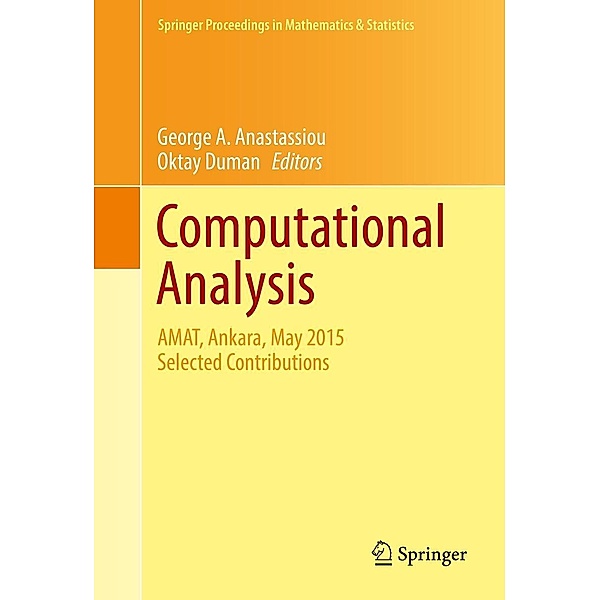 Computational Analysis / Springer Proceedings in Mathematics & Statistics Bd.155