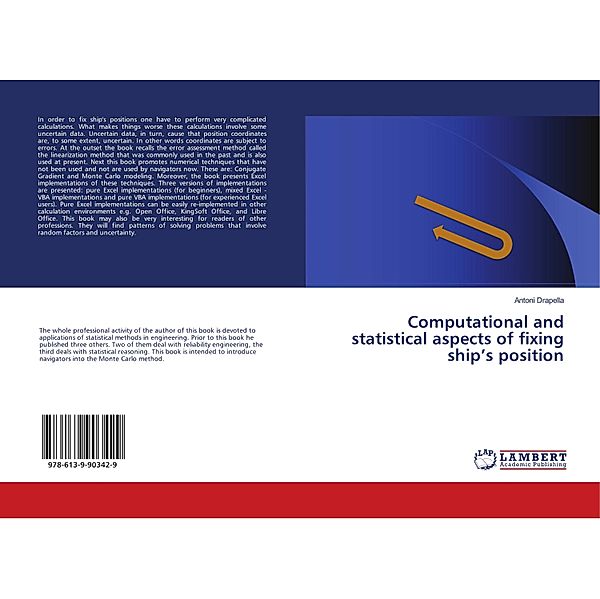 Computational and statistical aspects of fixing ship's position, Antoni Drapella