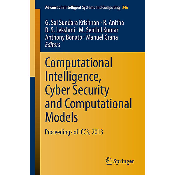 Computational Intelligence, Cyber Security and Computational Models