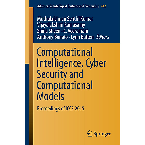 Computational Intelligence, Cyber Security and Computational Models