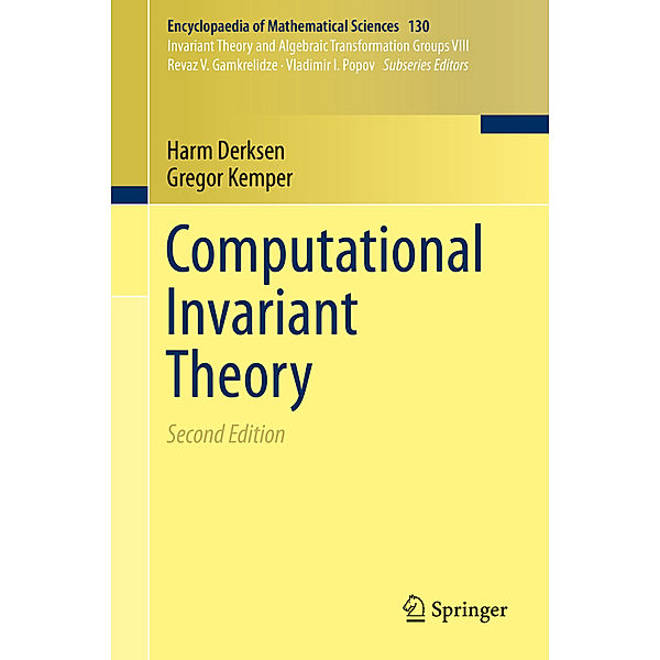 Computational Invariant Theory, Harm Derksen, Gregor Kemper