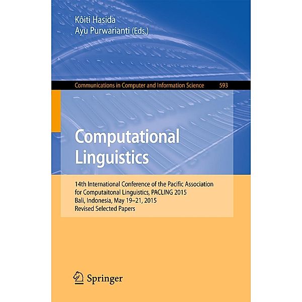 Computational Linguistics / Communications in Computer and Information Science Bd.593