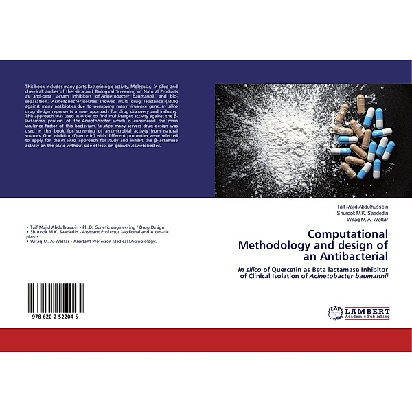 Computational Methodology and design of an Antibacterial, Taif Majid Abdulhussein, Shurook M.K. Saadedin, Wifaq M. Al-Wattar