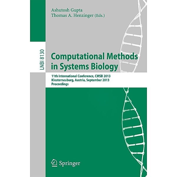 Computational Methods in Systems Biology / Lecture Notes in Computer Science Bd.8130