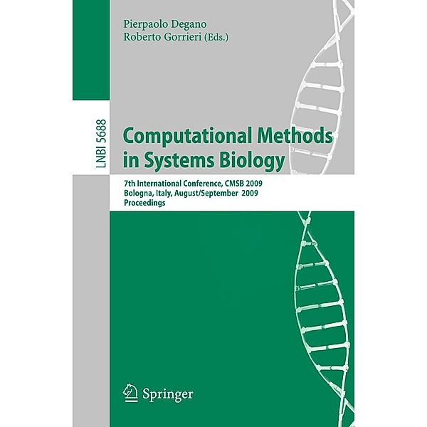 Computational Methods in Systems Biology / Lecture Notes in Computer Science Bd.5688