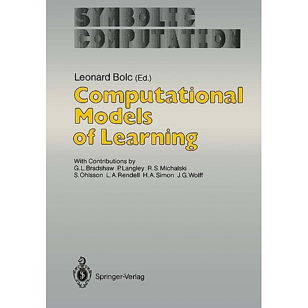 Computational Models of Learning / Symbolic Computation