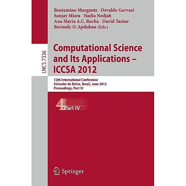 Computational Science and Its Applications -- ICCSA 2012