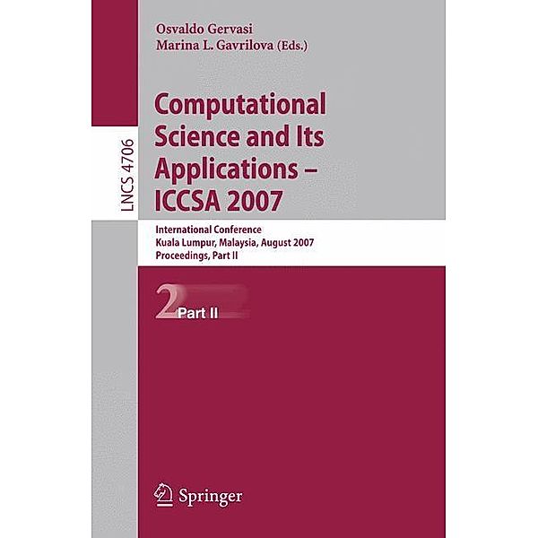 Computational Science and Its Applications - ICCSA 2007