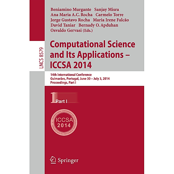 Computational Science and Its Applications - ICCSA 2014.Pt.1