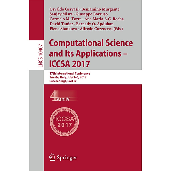 Computational Science and Its Applications - ICCSA 2017