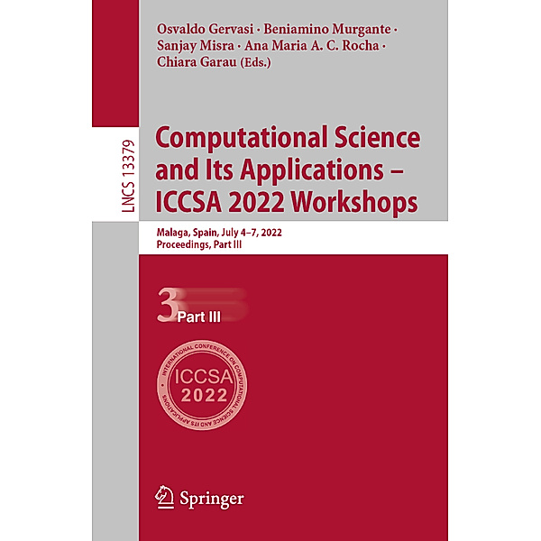 Computational Science and Its Applications - ICCSA 2022 Workshops