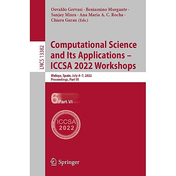 Computational Science and Its Applications - ICCSA 2022 Workshops