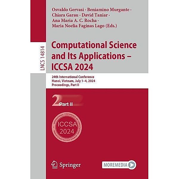 Computational Science and Its Applications - ICCSA 2024