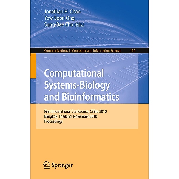 Computational Systems-Biology and Bioinformatics / Communications in Computer and Information Science Bd.115