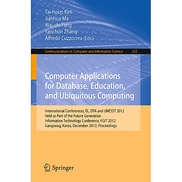 Computer Applications for Database, Education and Ubiquitous Computing
