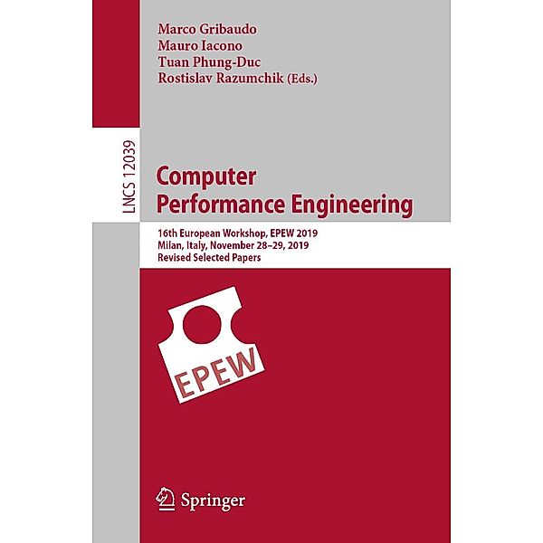 Computer Performance Engineering / Lecture Notes in Computer Science Bd.12039