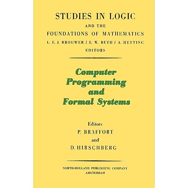 Computer Programming and Formal Systems, Lev D. Beklemishev