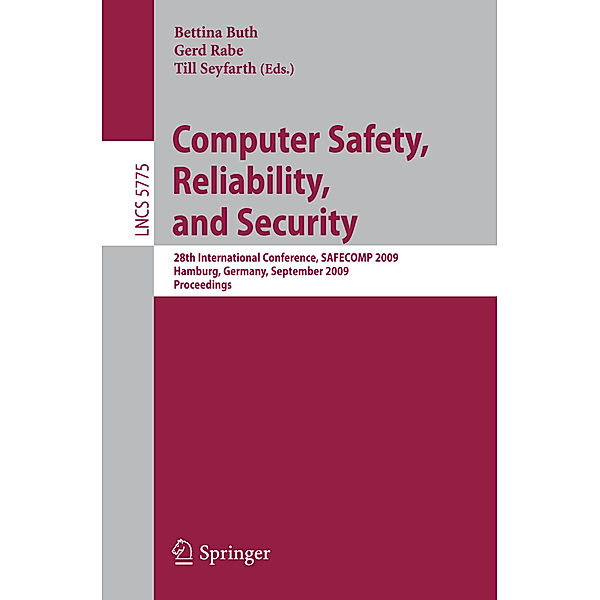 Computer Safety, Reliability, and Security