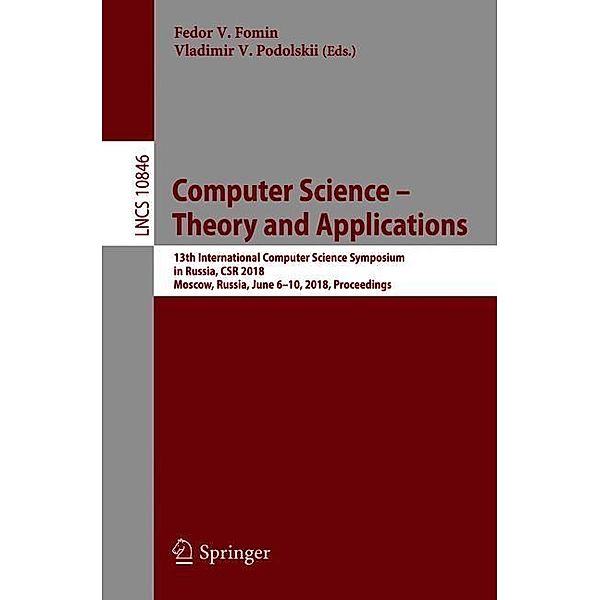 Computer Science - Theory and Applications