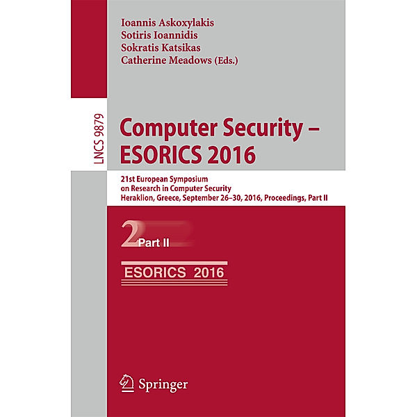 Computer Security - ESORICS 2016