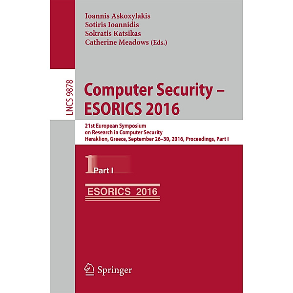 Computer Security - ESORICS 2016