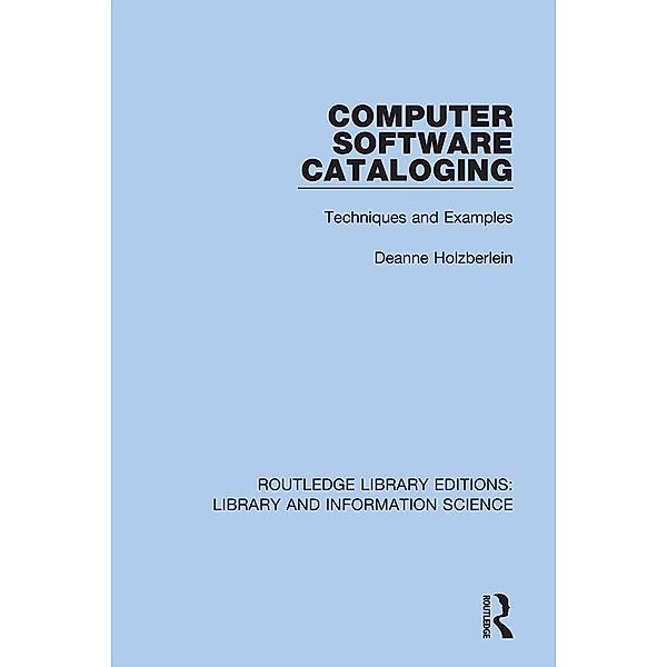 Computer Software Cataloging