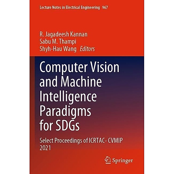 Computer Vision and Machine Intelligence Paradigms for SDGs